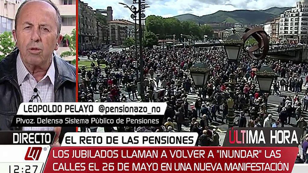 Leopoldo Pelayo (Defensa Sistema Público de Pensiones): “El Gobierno engaña, miente y manipula a 9 millones de pensionistas”