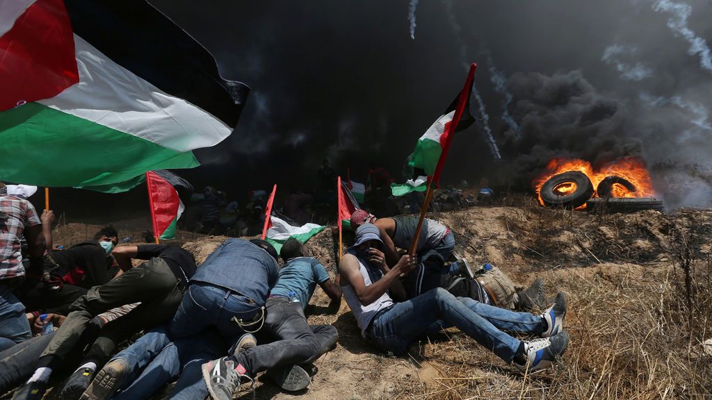 Treinta muertos y cinco heridos tras la protesta israelí contra la embajada estadounidense