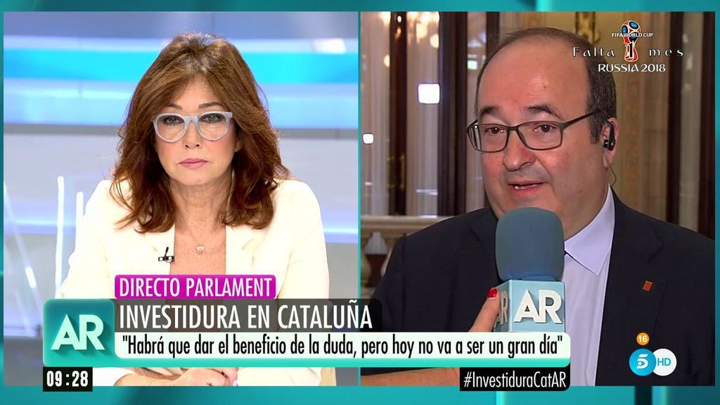 Iceta: "Mas eligió al más radical y Puigdemont ha hecho lo mismo con Torra"