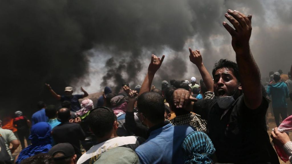 Muerte en Gaza antes, durante y después de la inauguración de la embajada de EEUU en Jerusalén