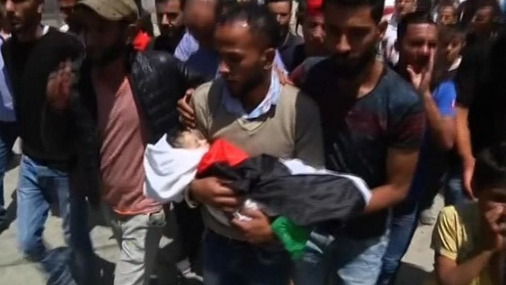 Leila, una bebé de ocho meses, entre los 58 palestinos muertos a manos del ejército israelí