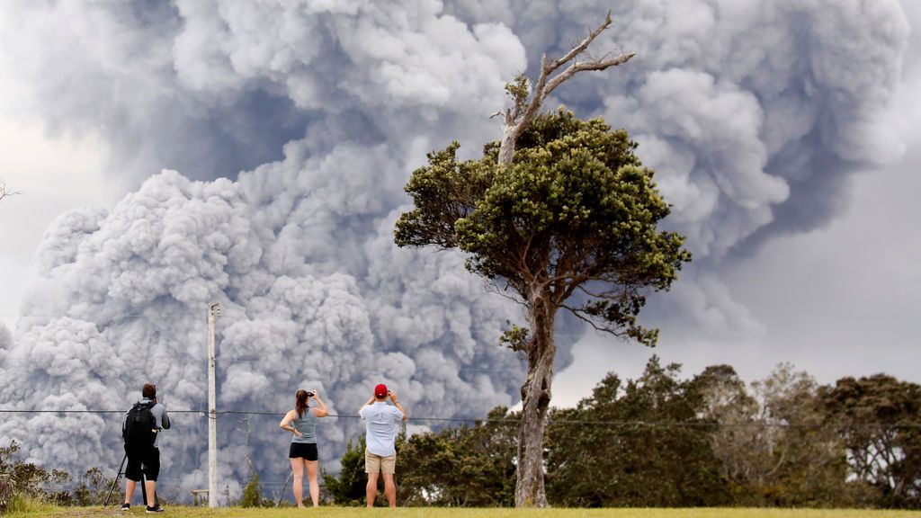 El Kilauea en plena actividad: alerta roja en Hawái por la nube de cenizas del volcán