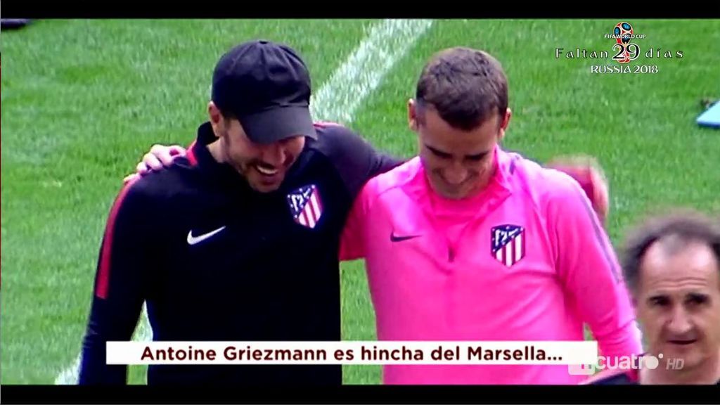 Griezmann, de aficionado del Marsella a ser su rival en la final de la Europa League