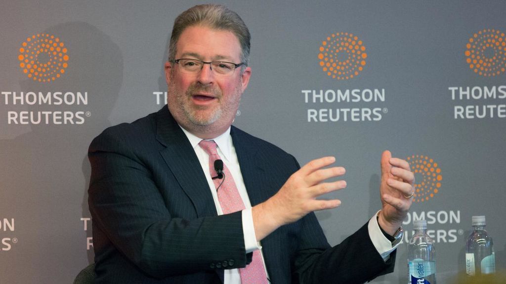 El presidente y consejero delegado de Thomson Reuters, Jim Smith.