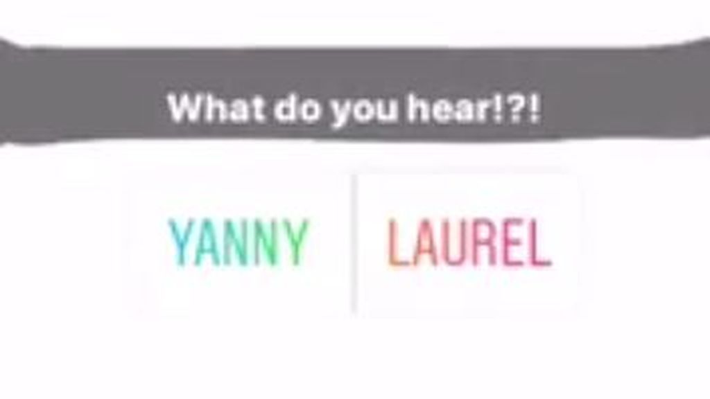 ¿Te acuerdas del vestido azul y negro/blanco y dorado? Pues atentos que llega el AUDIO Yanny/Laurel