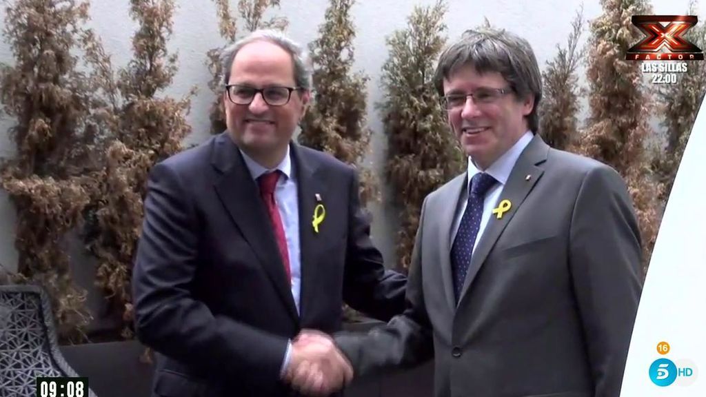 Torra se presenta en Berlín ante Puigdemont como jefe “interino” del govern