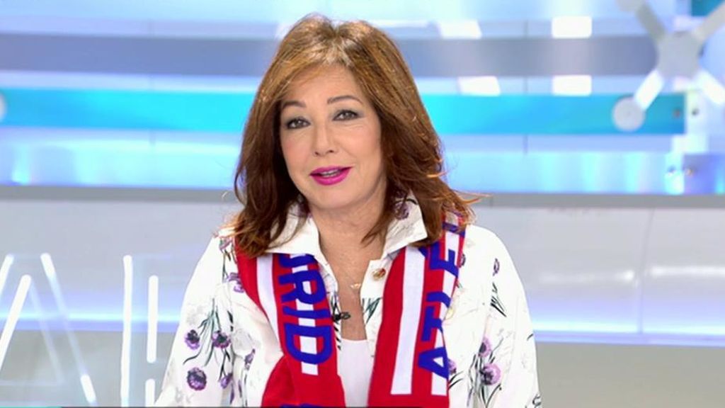 Ana Rosa eufórica con la victoria del Atlético: "Estuve a punto de ir a Neptuno"