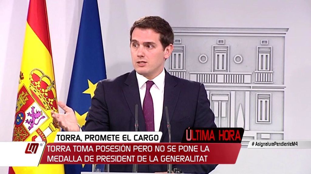 La oposición reacciona a la investidura de Torra: “Es el títere de Puigdemont”