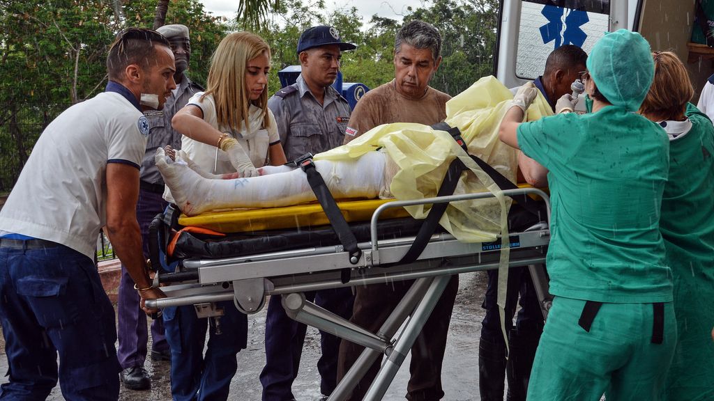 En su interior llevaba 105 pasajeros, entre pasaje y tripulación, incluidos cinco niños