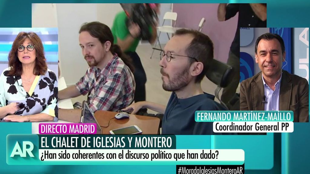 Martínez-Maíllo, sobre el chalet de Pablo Iglesias: "Es signo de que la economía va bien. Por lo menos la suya"