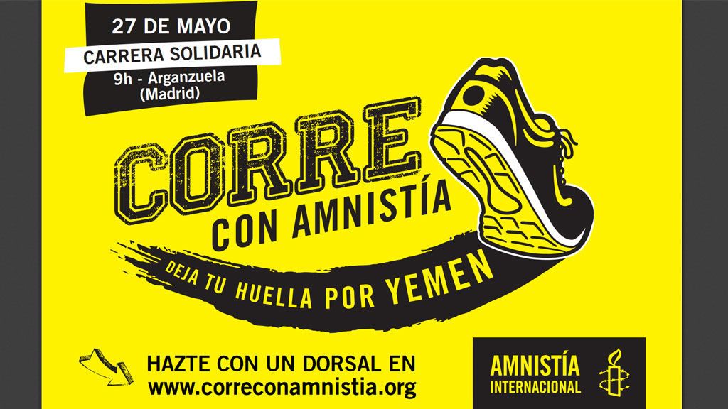 #CorreConAmnistia por Yemen: la ONG organiza su primera carrera solidaria en España #CorreConAmnistia por Yemen: la ONG organiza su primera carrera solidaria en España