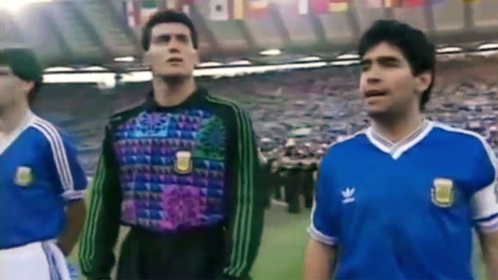Los insultos de Maradona a la afición de Italia en la final del Mundial de 1990