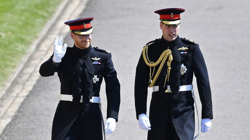 El príncipe Harry llega a su boda en Windsor
