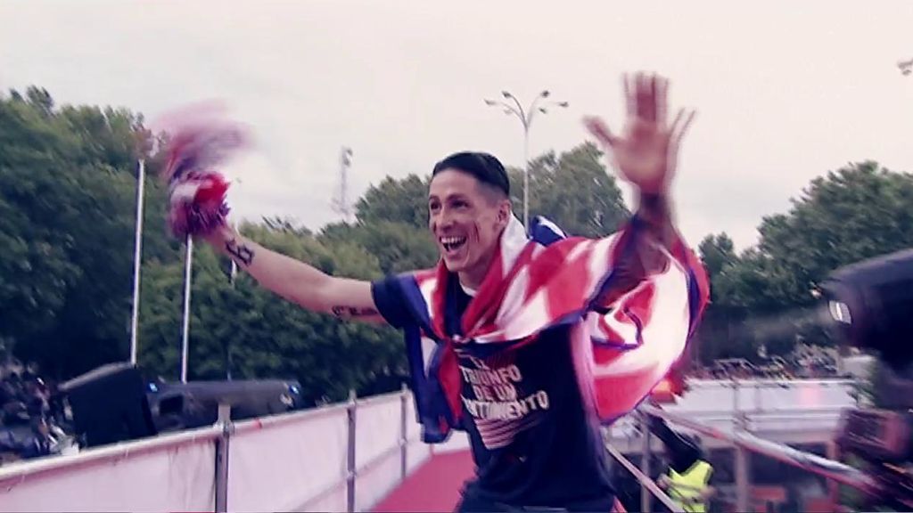 Fernando Torres y su faceta más loca y personal en la fiesta del Atlético de Madrid