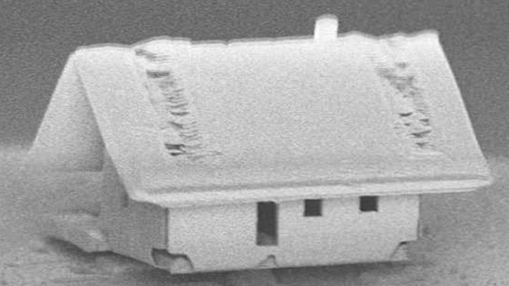 La casa más pequeña del mundo, ¡creada en un laboratorio!