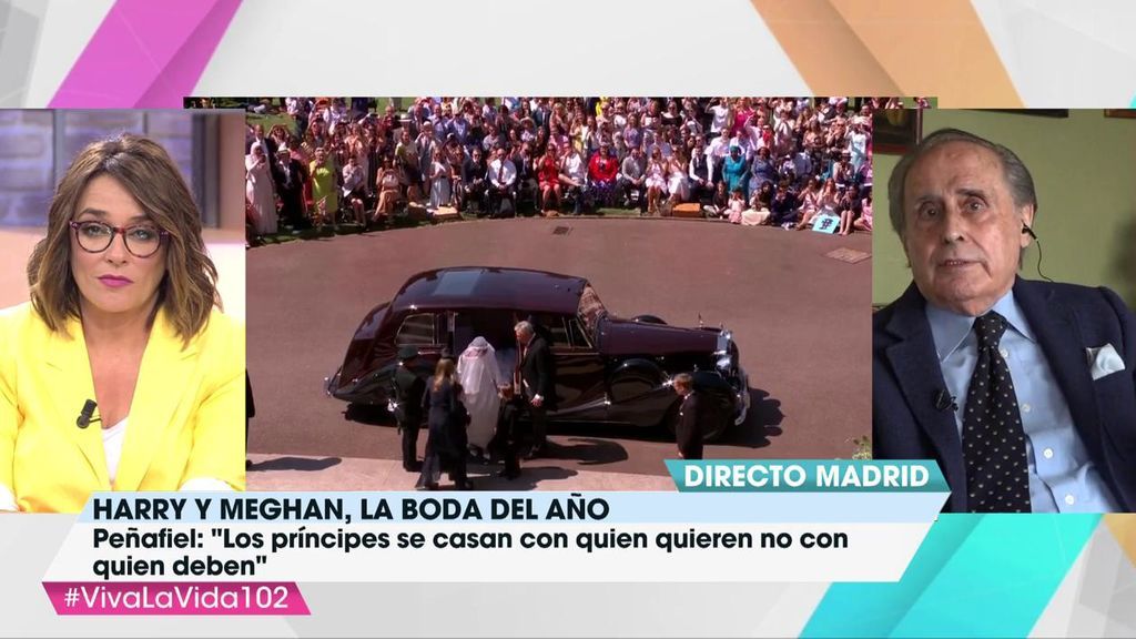 Jaime Peñafiel, sobre la boda real británica de Harry y Meghan: "El 67% de los británicos están en contra"