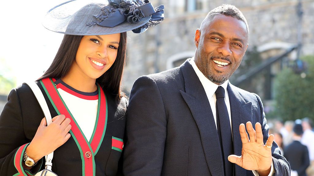 El actor Idris Elba y su mujer