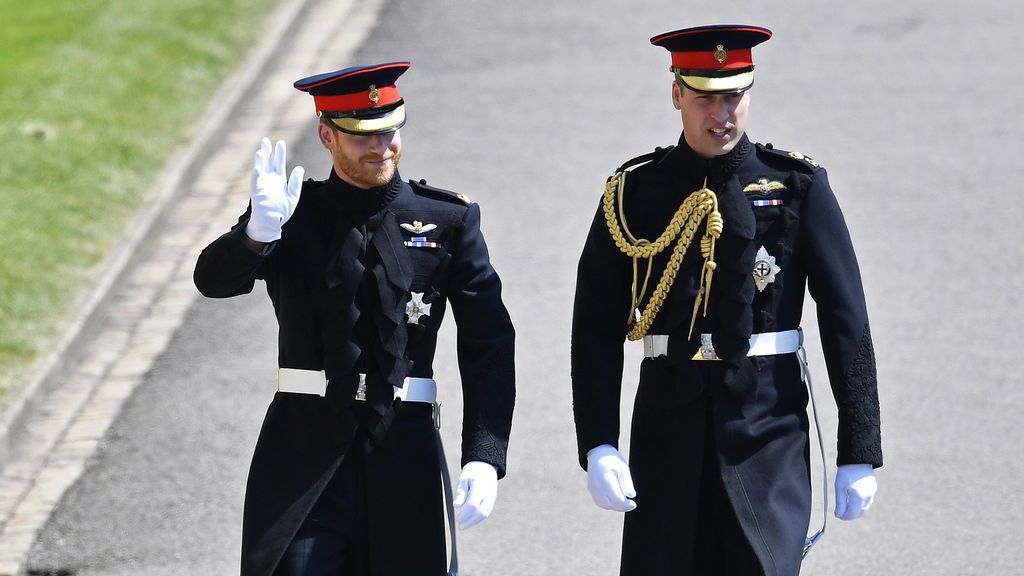 Llegada del príncipe Harry a su boda en Windsor