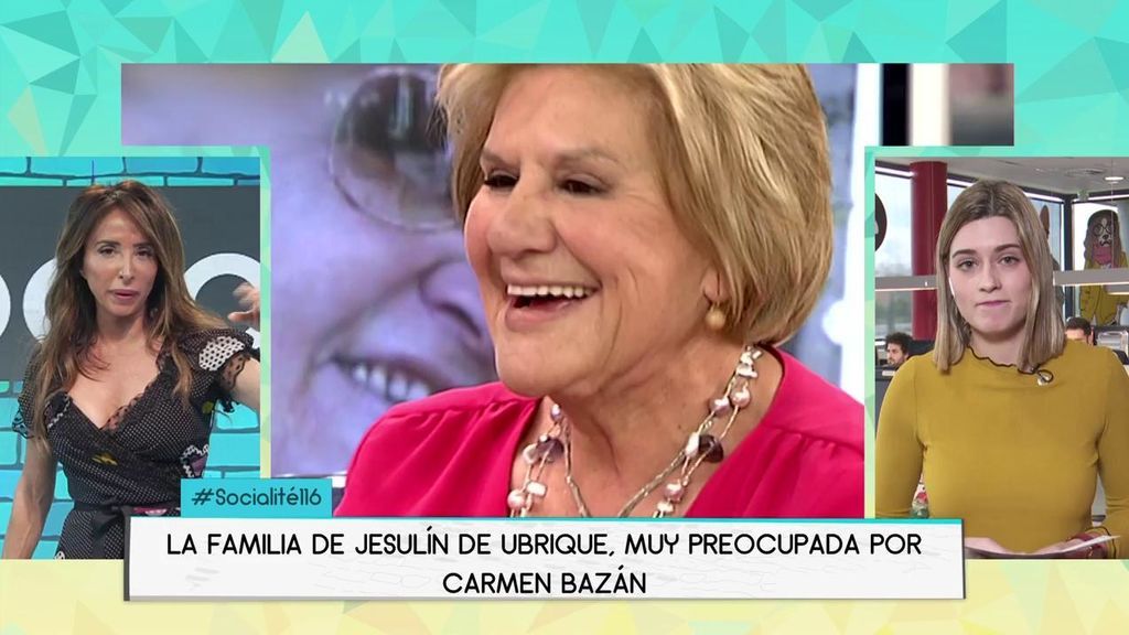 Preocupados por el estado de salud de Carmen Bazán: La enfermedad de Mª José Campanario podría haberle pasado factura