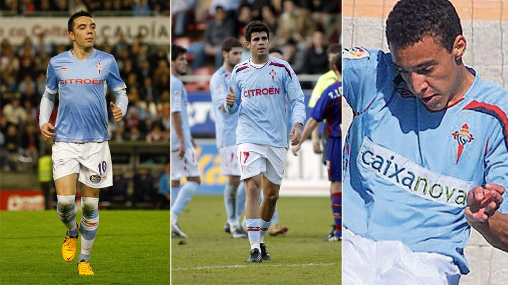 Diego Costa, Iago Aspas y Rodrigo Moreno fueron jugadores del Celta en 2007