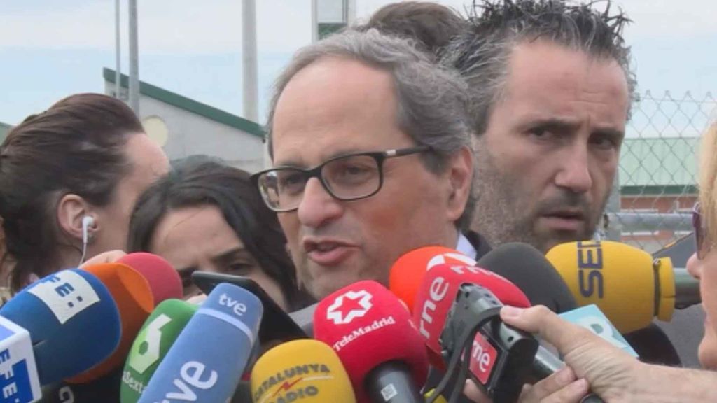 Torra a la salida de Estremera asegura que los consellers quieren "acceder al cargo"