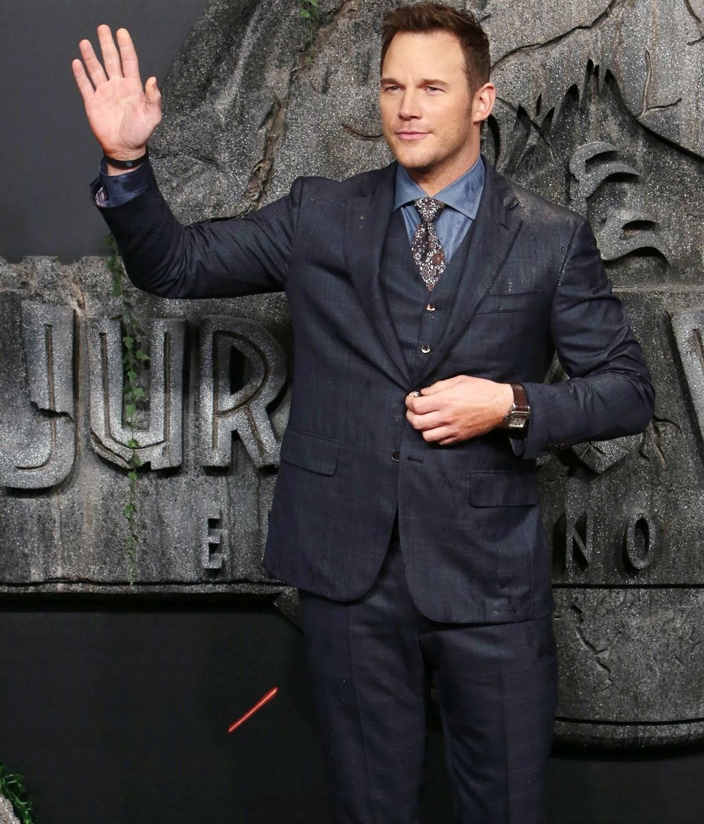 Chris Pratt, protagonista de la peli, se empapó por la lluvia antes del estreno