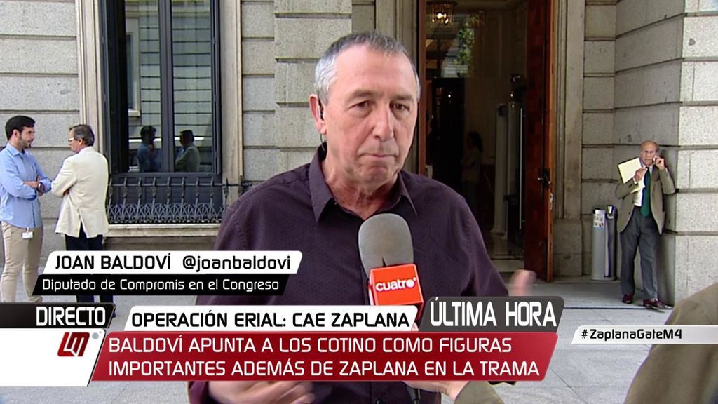 Joan Baldoví: “Zaplana parasitó las instituciones valencianas”