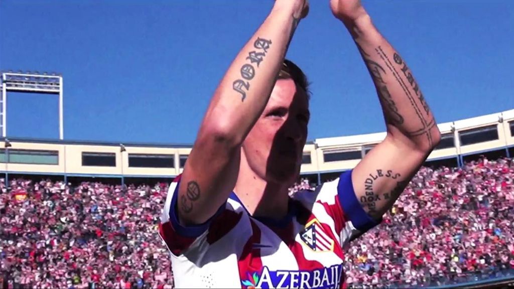 El último gol de Fernando Torres con el Atlético de Madrid pensando ya en su futuro