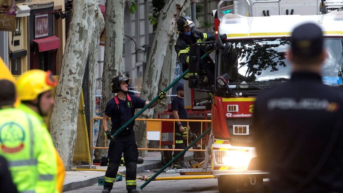 La causa del derrumbe del edificio de Madrid fue la acumulación de toneladas de escombros