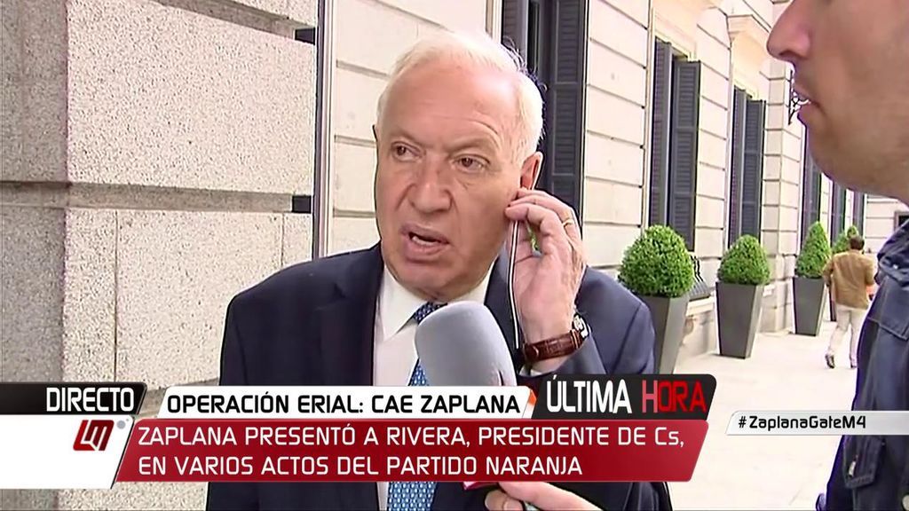 Margallo, sobre Zaplana: “Su influencia en el PP ha sido muy larga, ignorarlo ahora me parece aurora boreal”