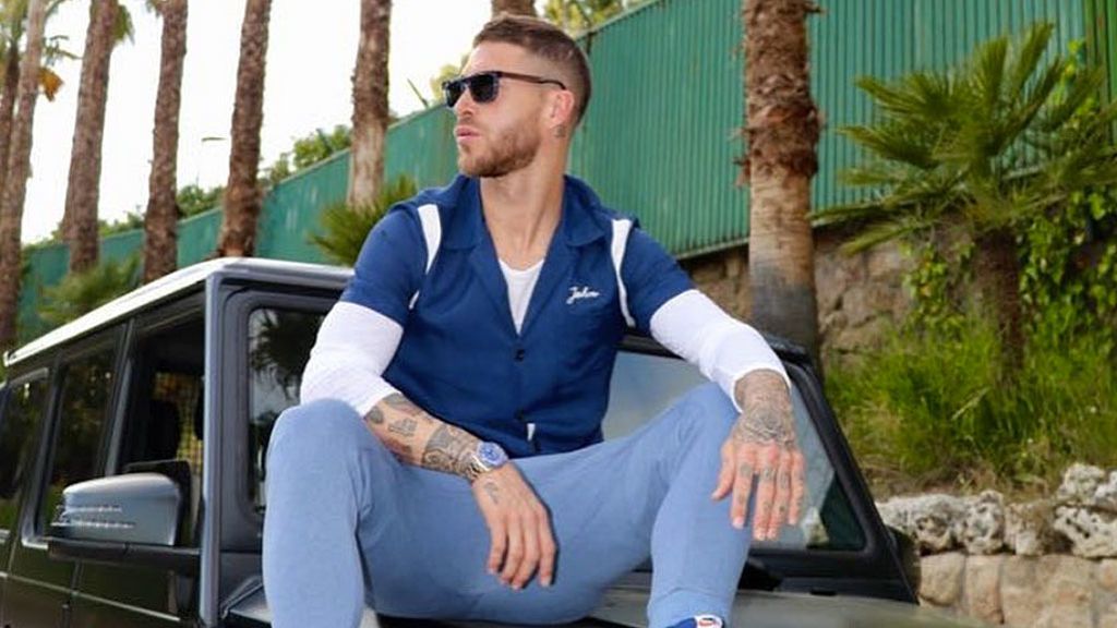 Sergio Ramos repite tradición antes de una final: Se corta el pelo junto a sus hijos con su peluquero de cabecera