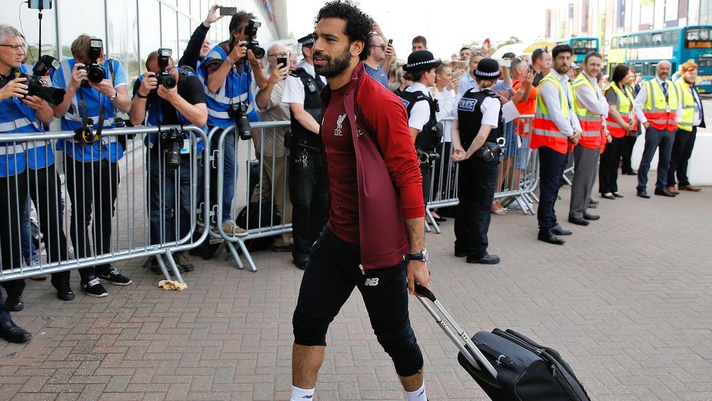 Salah, un ramo de flores y la locura por el Liverpool en Kiev para la final de la Champions