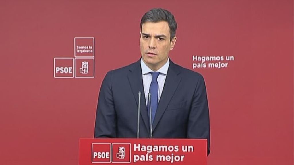 Sánchez presenta la moción de censura "para construir un Gobierno del PSOE"
