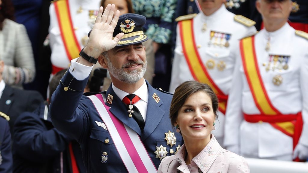 Los Reyes presiden el acto oficial del Día de las Fuerzas Armadas en Logroño
