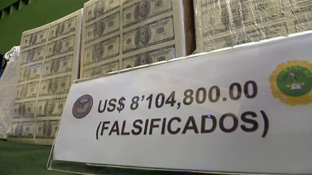 Macrooperación en Perú contra una banda que falsificaba dinero