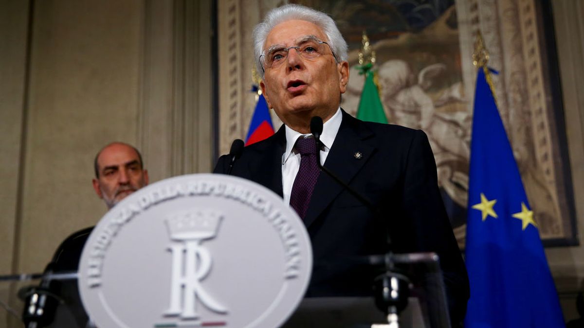 Mattarella rechaza al ministro de Economía propuesto por Conte, que renuncia a formar Gobierno