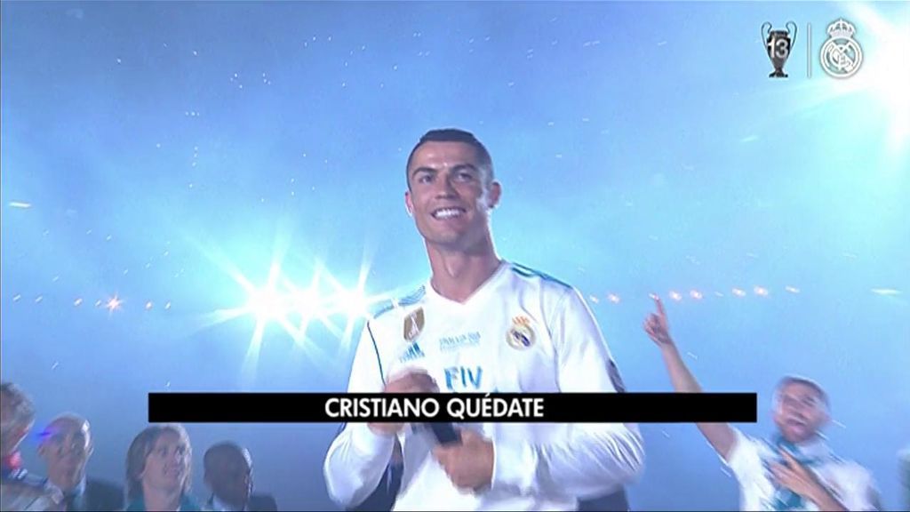 El deseo de la afición y los jugadores del Real Madrid: ¡Cristiano quédate!