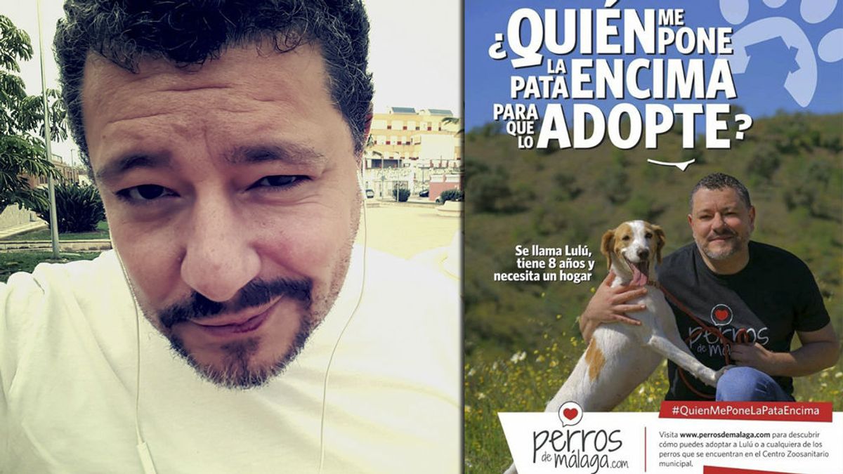 Jorge Berrocal 'GH1' modifica su mítica frase para fomentar la adopción de perros abandonados