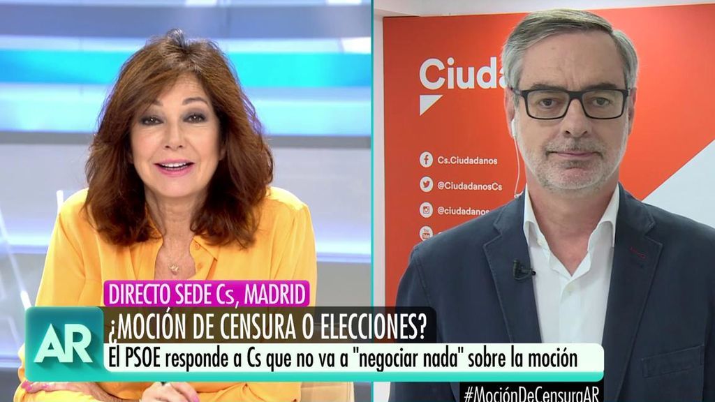 José Manuel Villegas: “La única alternativa lógica es una moción para convocar elecciones”