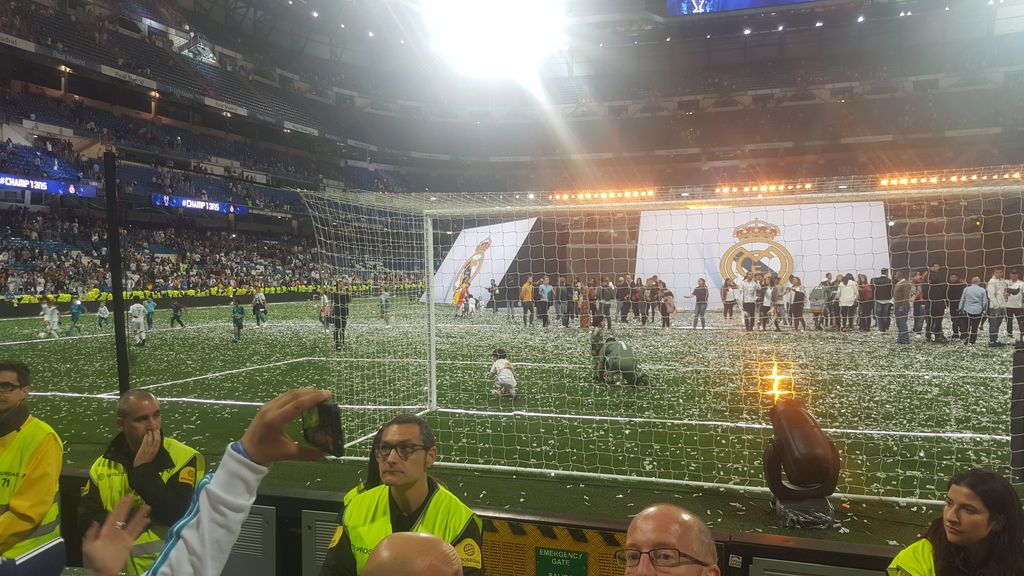 Keylor Navas no baja la intensidad ni siquiera con los hijos de Marcelo y Cristiano...¡¡No les deja meter ni un gol!!!