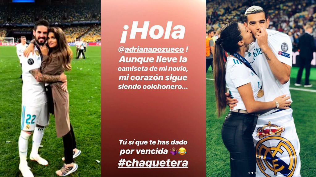 Sara Sálamo llama “chaquetera” a la novia de Theo Hernández por ponerse la camiseta del Madrid siendo colchonera