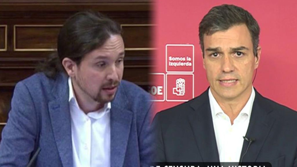 Comparamos las mociones de Pablo Iglesias y Pedro Sánchez a Mariano Rajoy