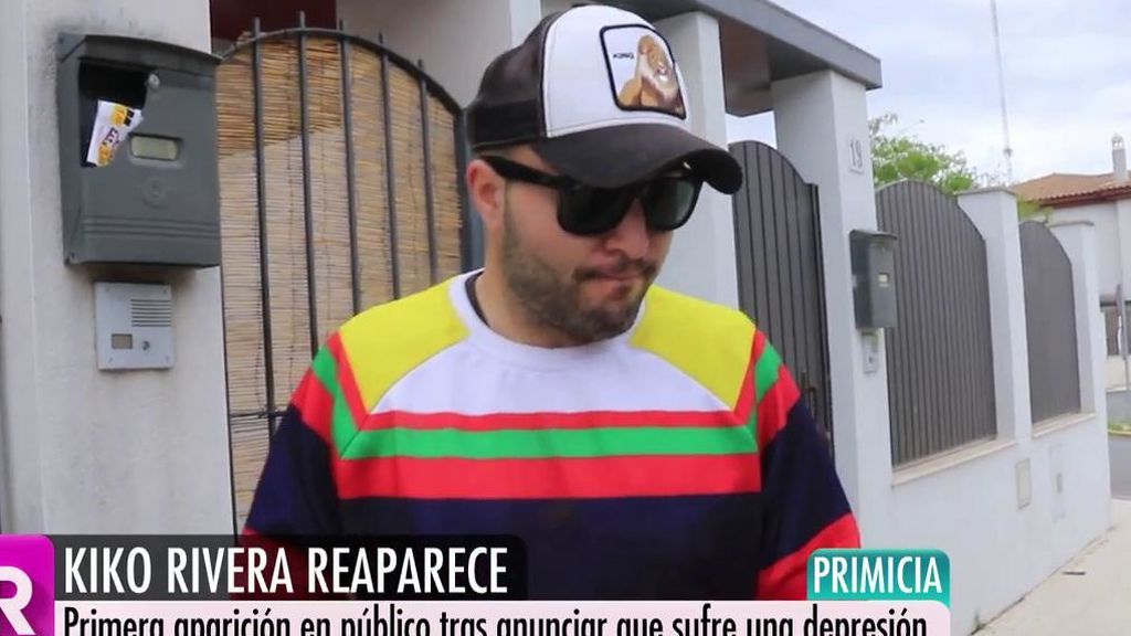 Kiko Rivera reaparece en público tras anunciar que sufre una depresión