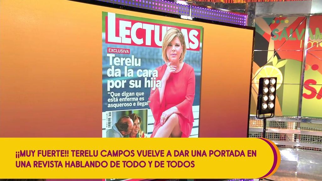 Terelu da la cara por su hija en una entrevista: "Que digan que está enferma es asqueroso e ilegal"