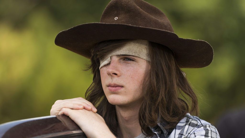Chandler Riggs es Carl en 'The walking dead'