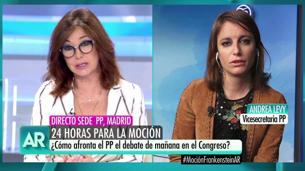 Andrea Levy: "Si Pedro Sánchez quiere ser presidente del Gobierno que gane unas elecciones"