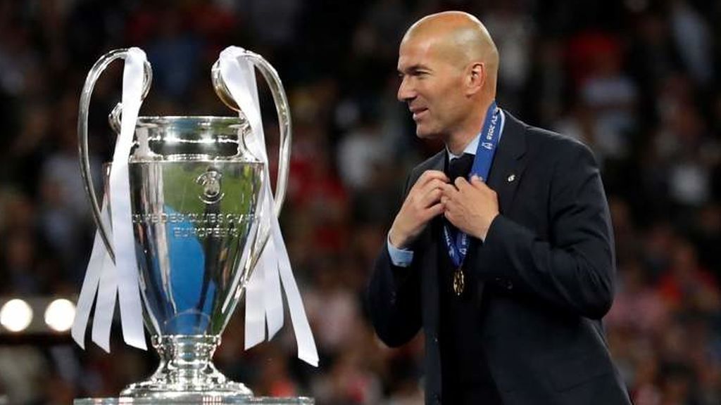 El envidiable palmarés de Zinedine Zidane al frente del Real Madrid