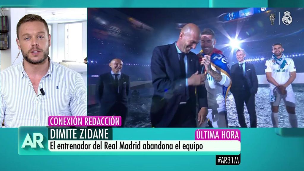 Última hora: Zidane anunciará su dimisión, según Eduardo Inda