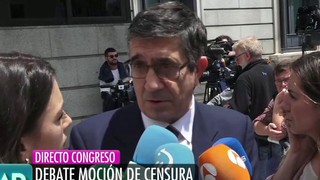 Patxi López: “El PNV tiene que decidir si quiere a Rajoy como presidente o no”