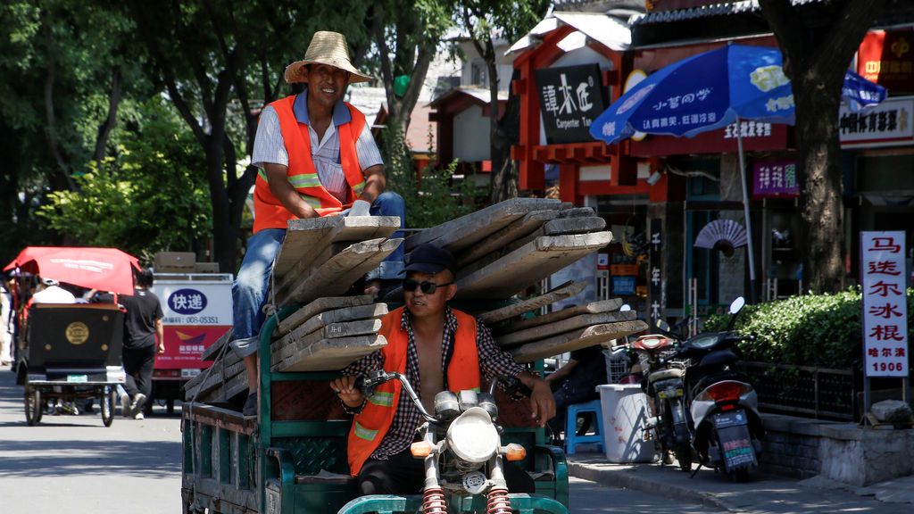 Imagen cotidiana de un día en China
